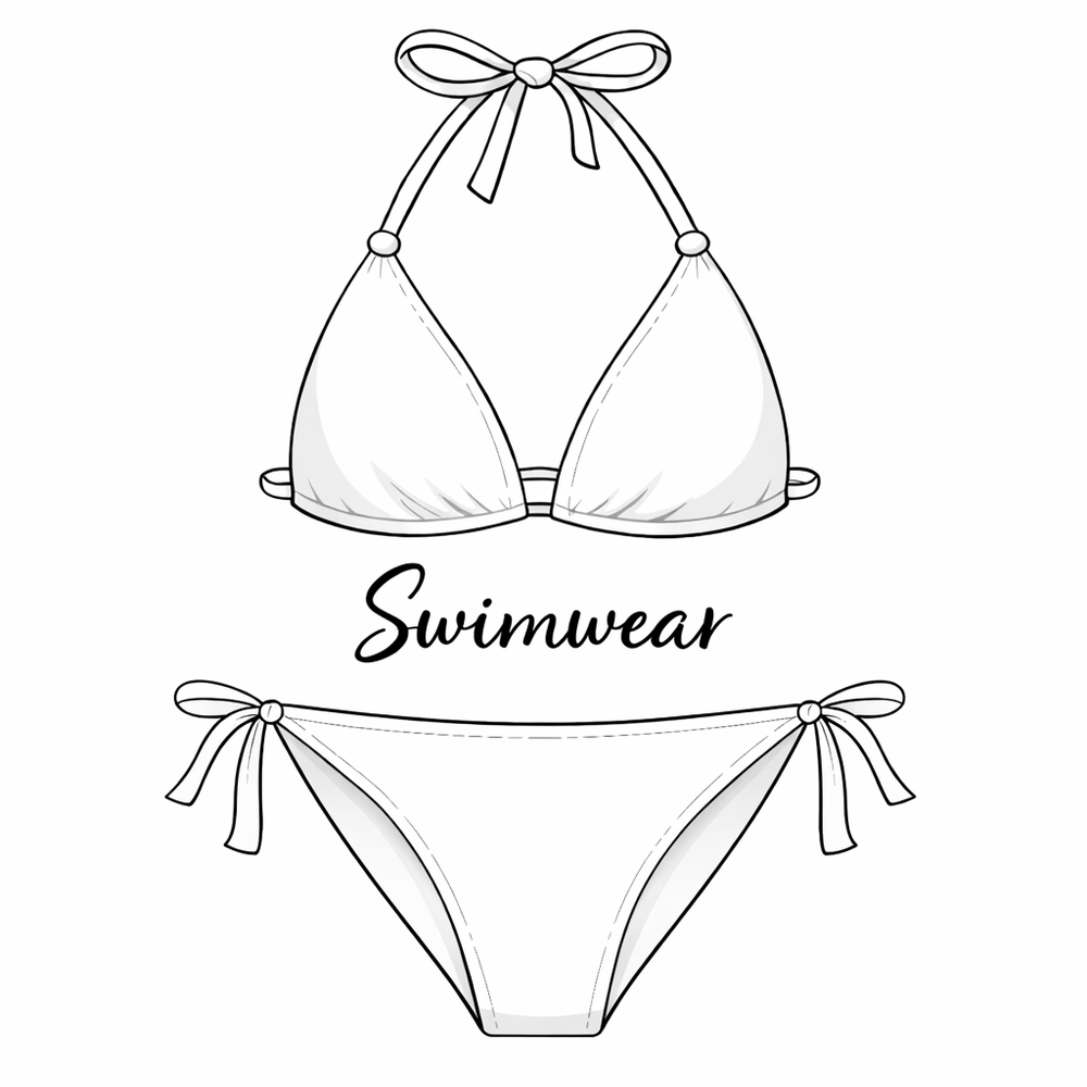 White Women's Bikini Set